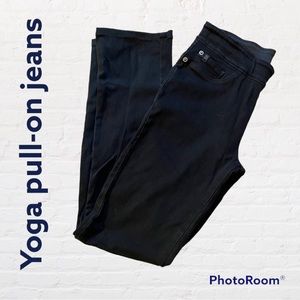 👖 Yoga stretch pull-on jeans size 28 🧘🏽